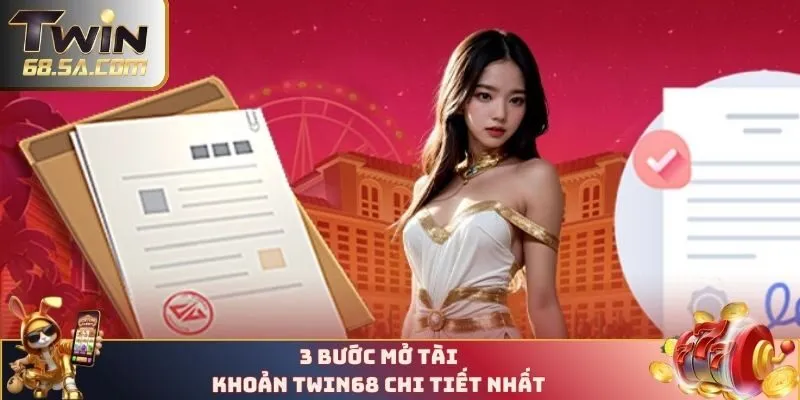 3 bước mở tài khoản TWIN68 chi tiết nhất 
