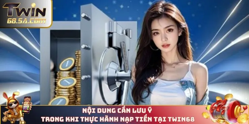 Nội dung cần lưu ý khi nạp TWIN68